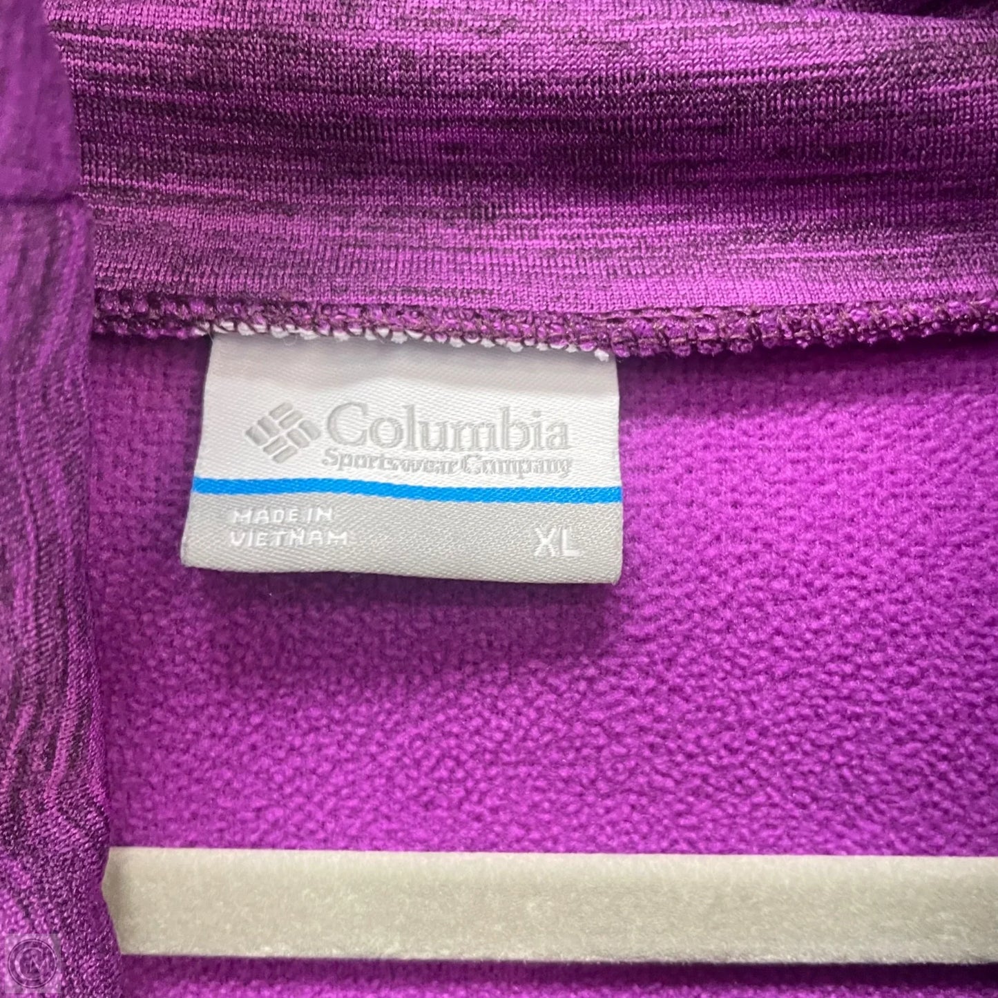 Athletic Sweatshirt Collar By Columbia In Purple, Size: Xl