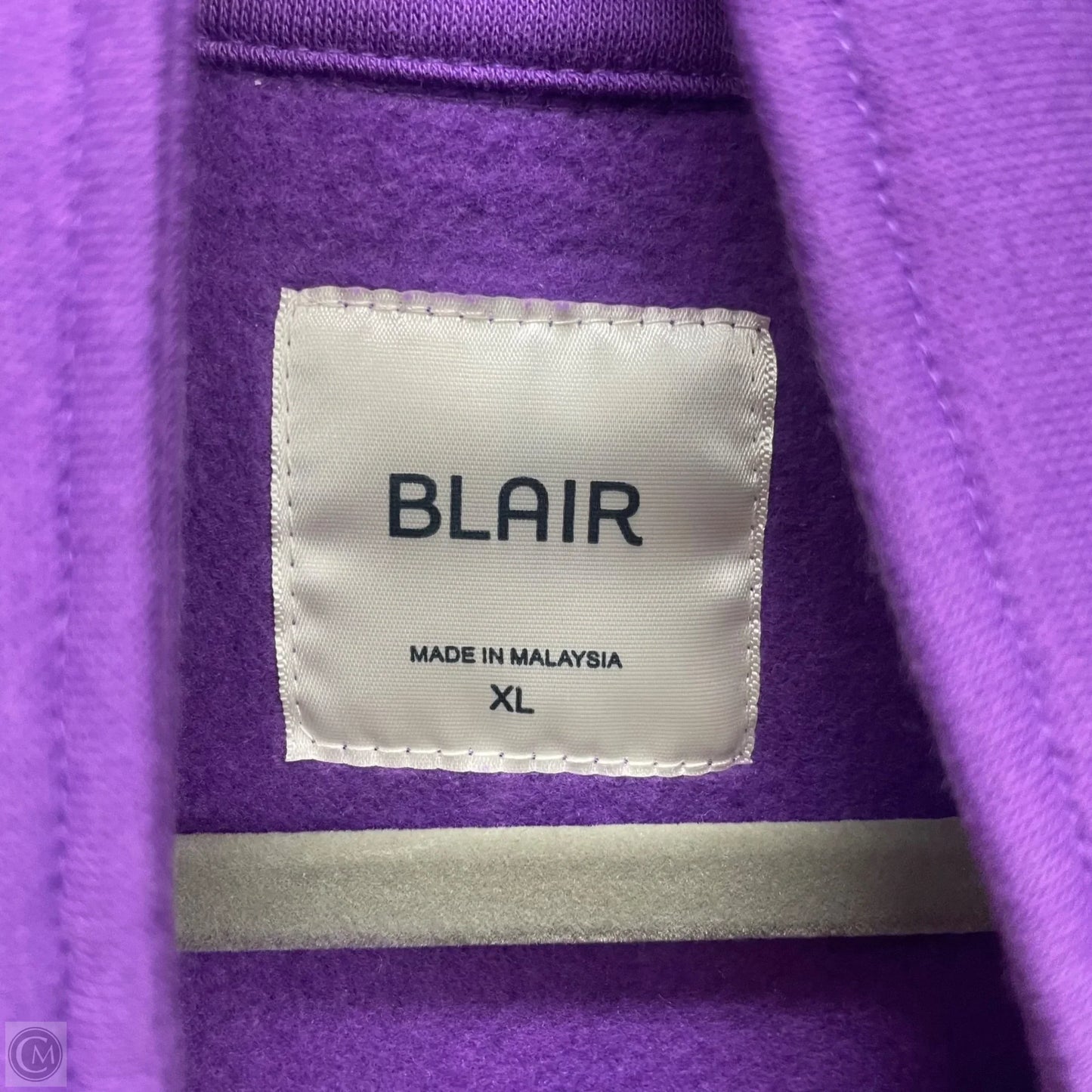 Coat Peacoat By Blair In Purple, Size: Xl