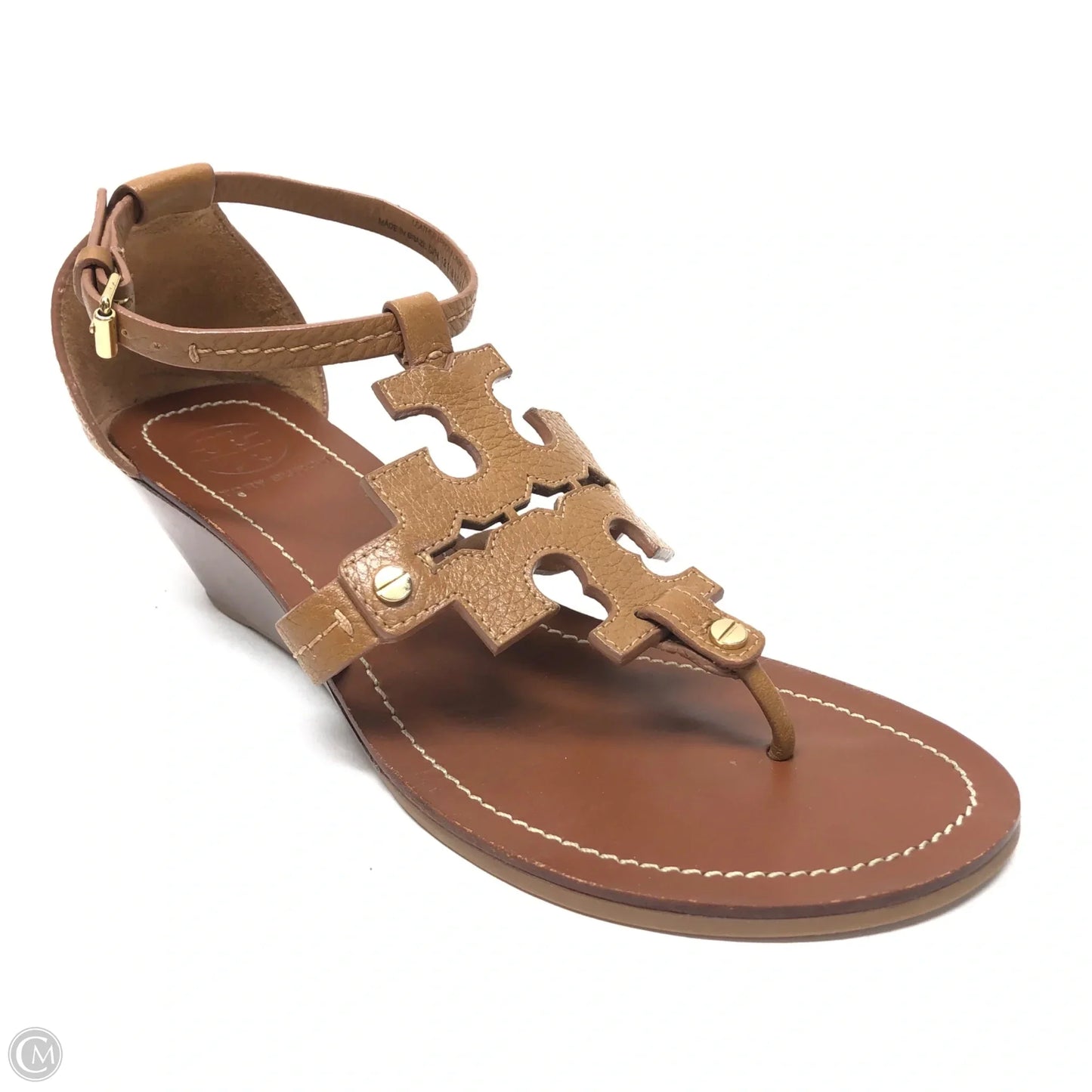 Sandals Designer By Tory Burch In Brown, Size: 8