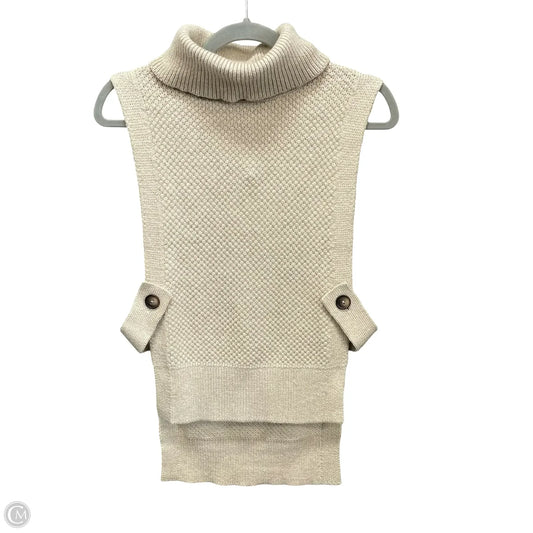 Sweater Short Sleeve By Banana Republic In Beige, Size: Xs