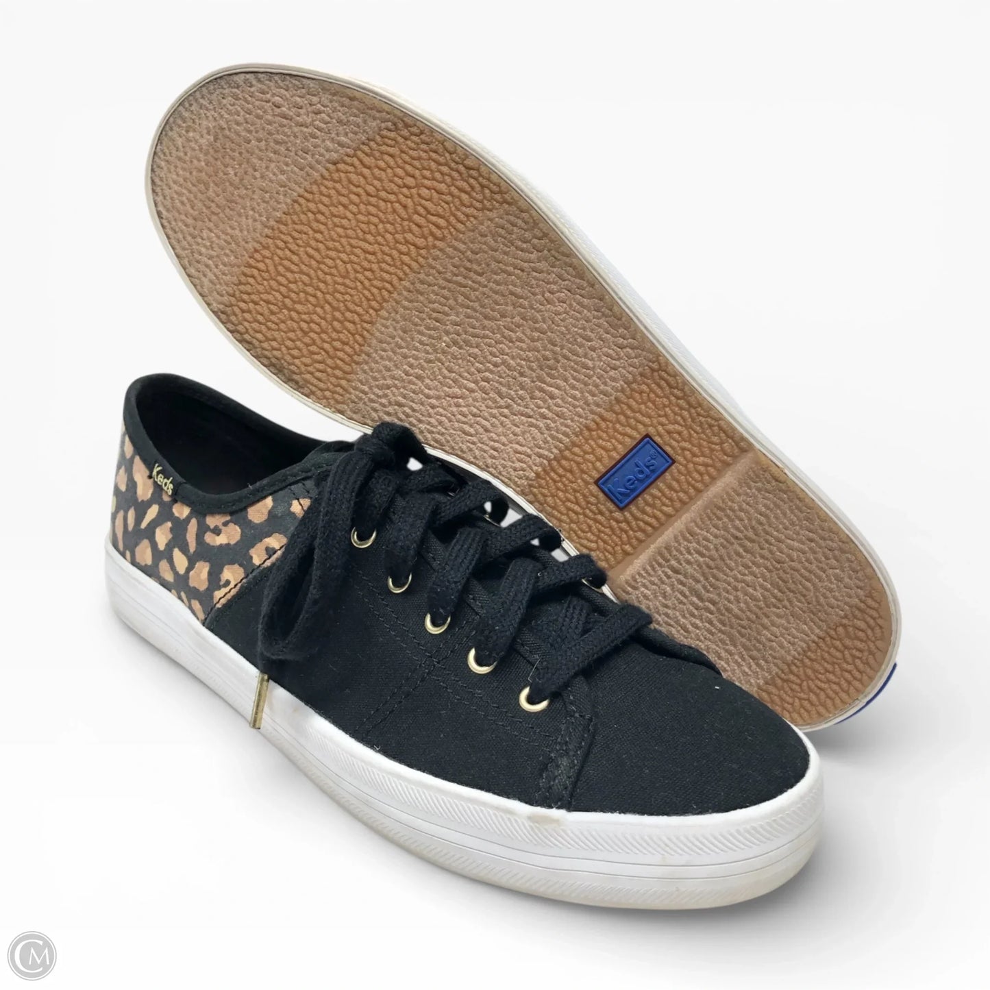 Shoes Flats By Keds In Black & Brown, Size: 8.5