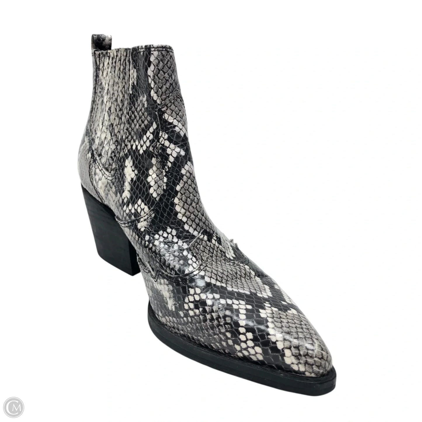 Boots Ankle Heels By Sam Edelman In Snakeskin Print, Size: 6