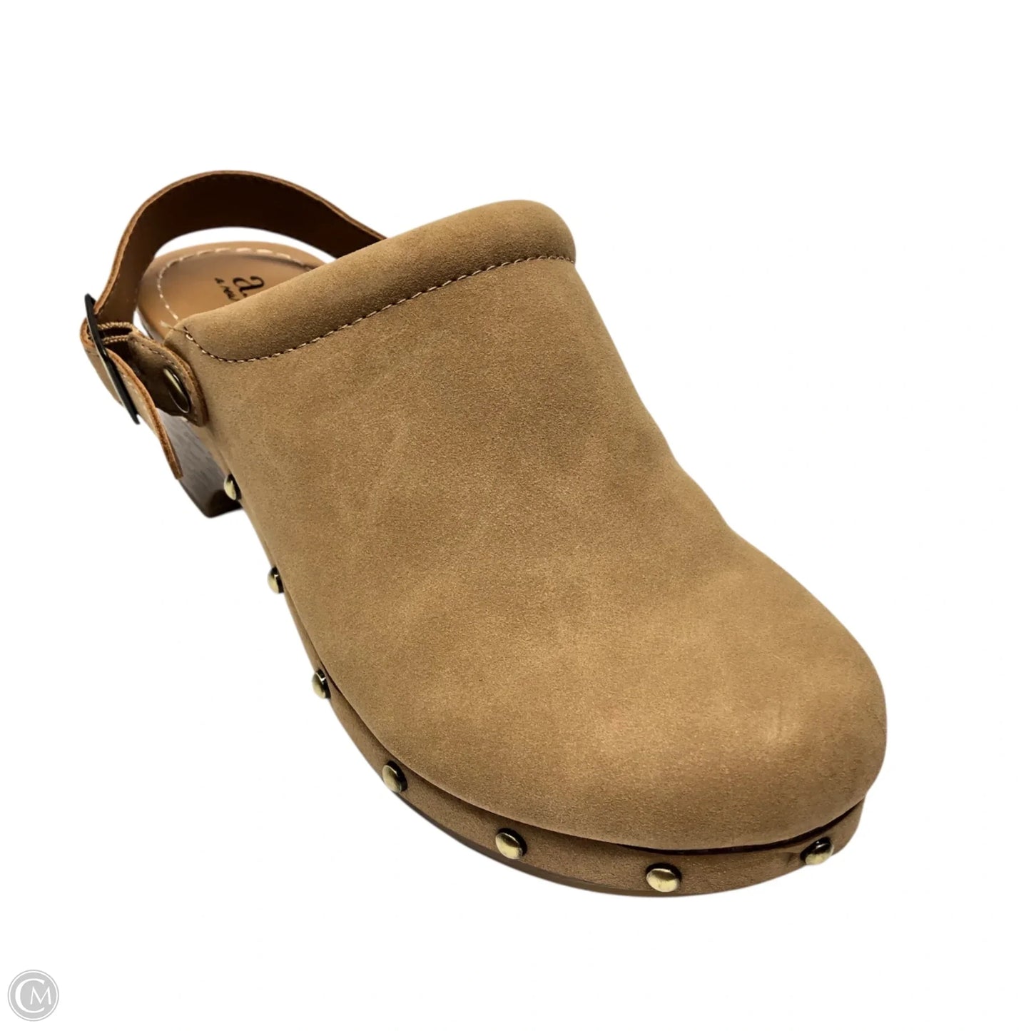 Shoes Heels Block By Ana In Brown, Size: 7.5