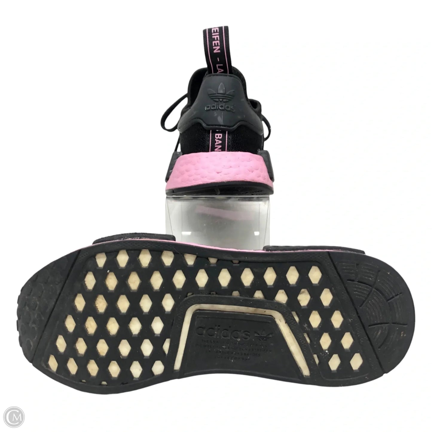 Shoes Athletic By Adidas In Black & Pink, Size: 8