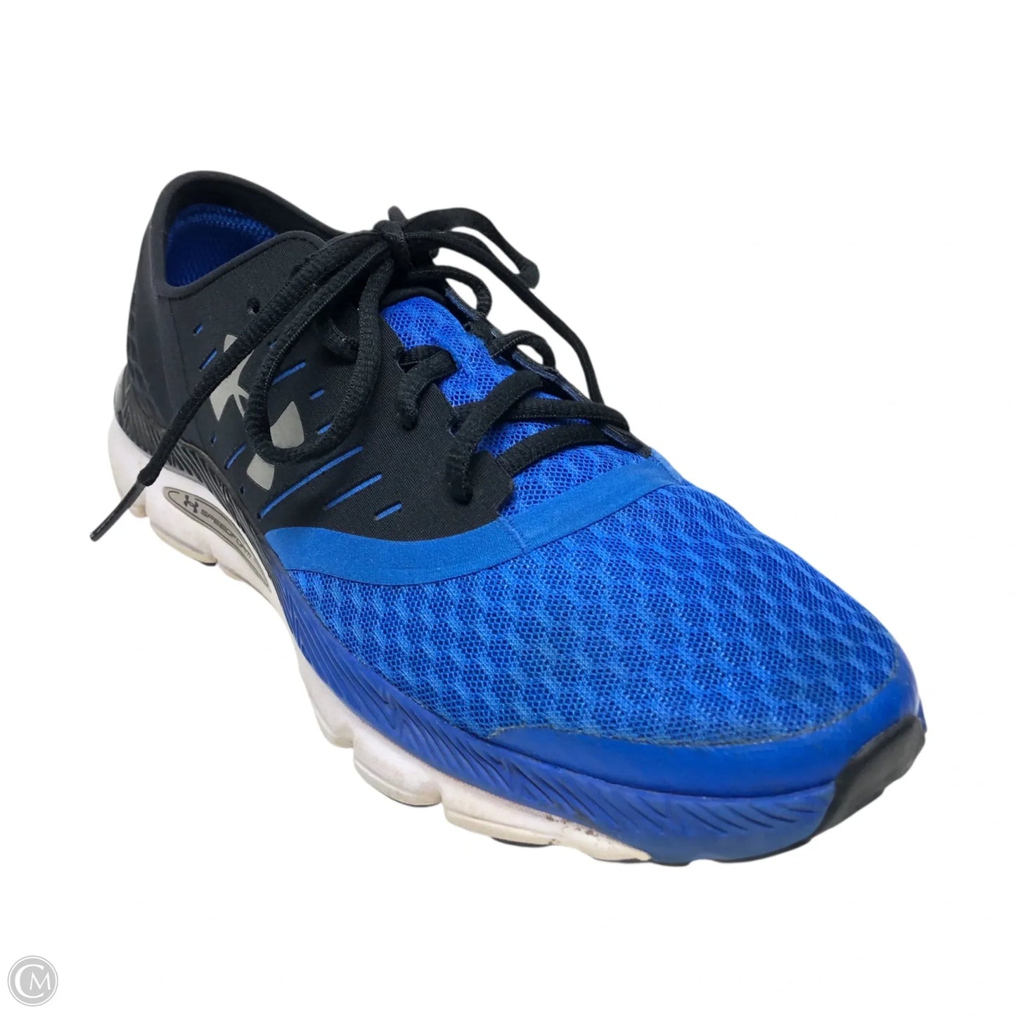 Shoes Athletic By Under Armour In Black & Blue, Size: 7.5