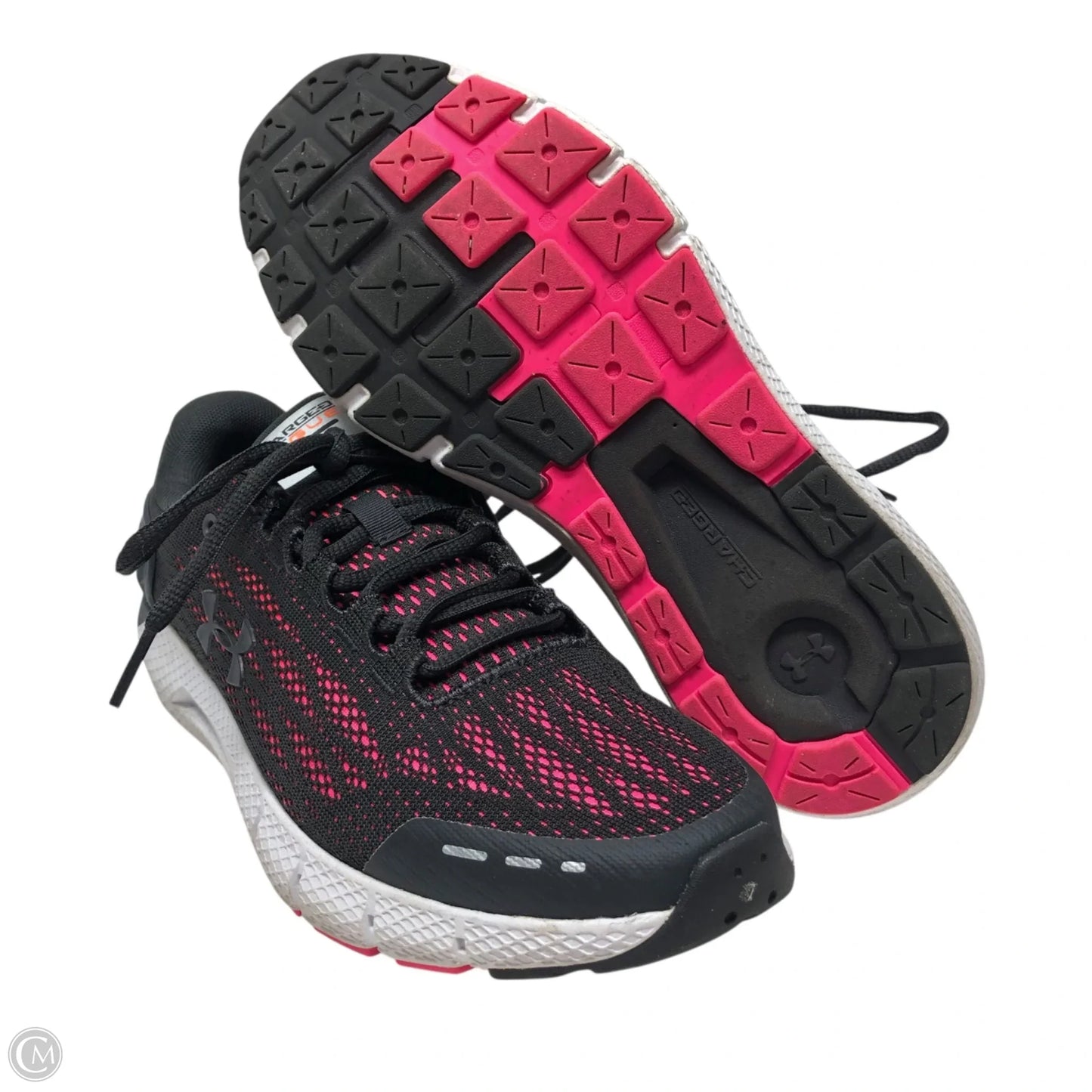 Shoes Athletic By Under Armour In Black & Pink, Size: 8