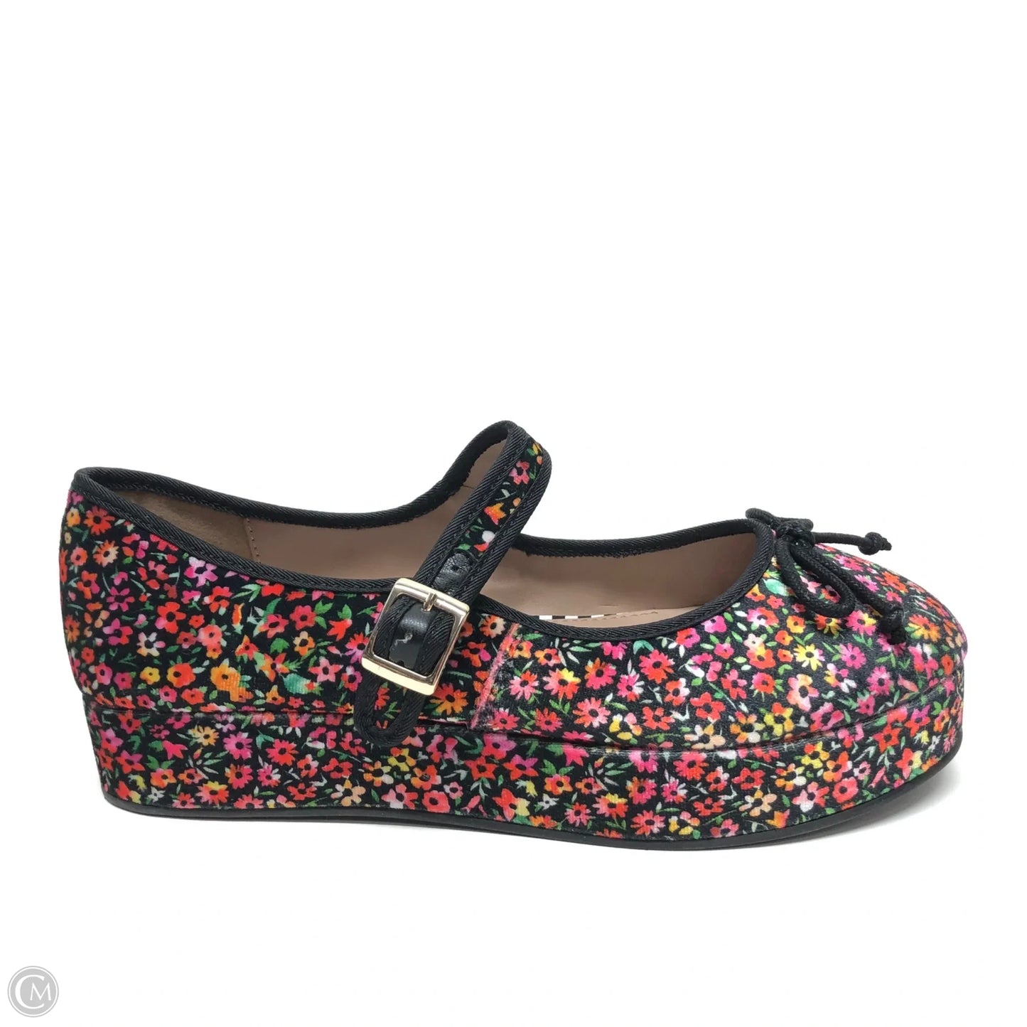 Shoes Flats By Betsey Johnson In Floral Print, Size: 7