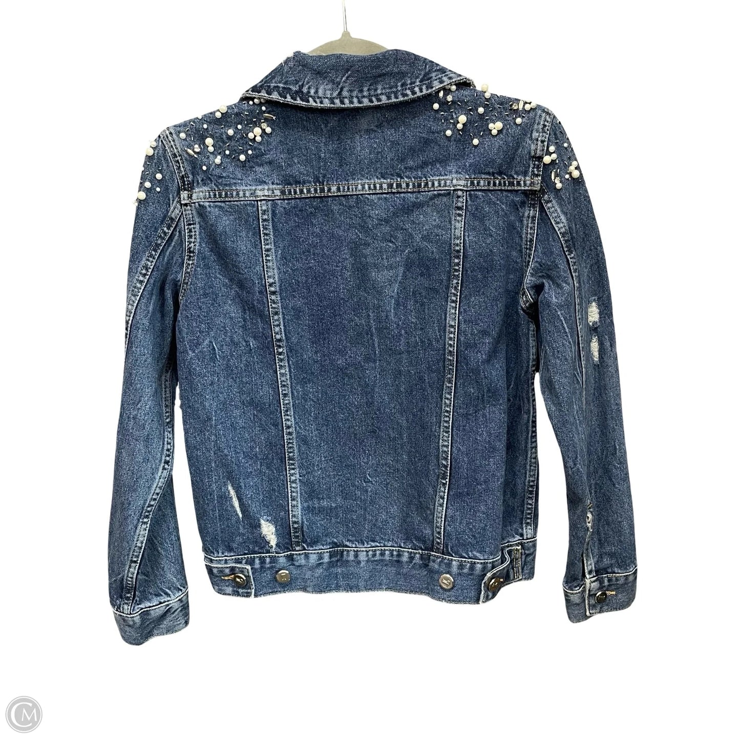 Jacket Denim By Pilcro In Blue Denim, Size: Xs