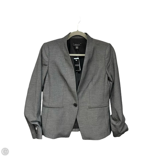 Blazer By Ann Taylor In Grey, Size: 0p