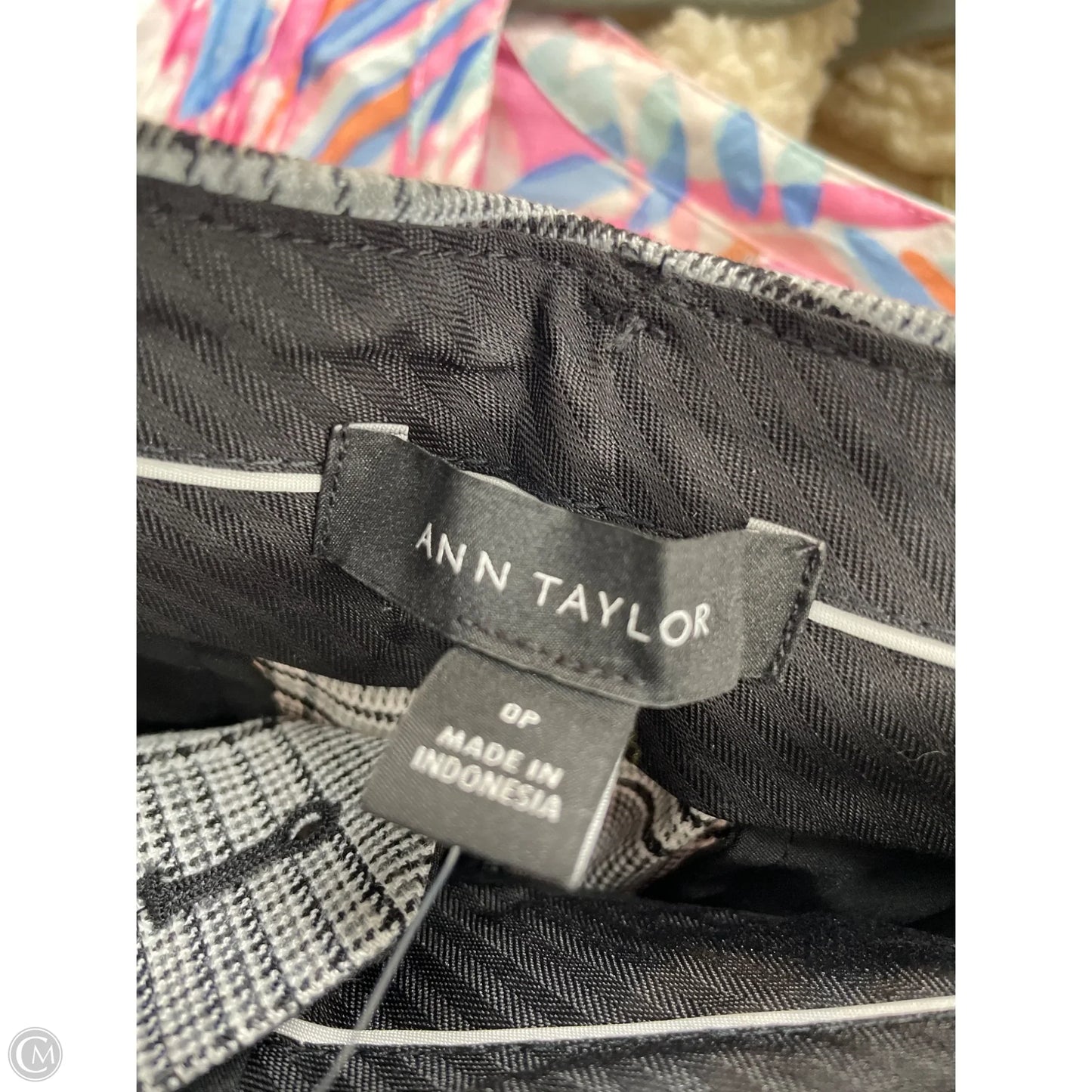 Pants Dress By Ann Taylor In Black & Grey, Size: 0p