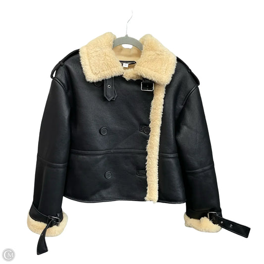 Jacket Other By Top Shop In Black & Cream, Size: Xs