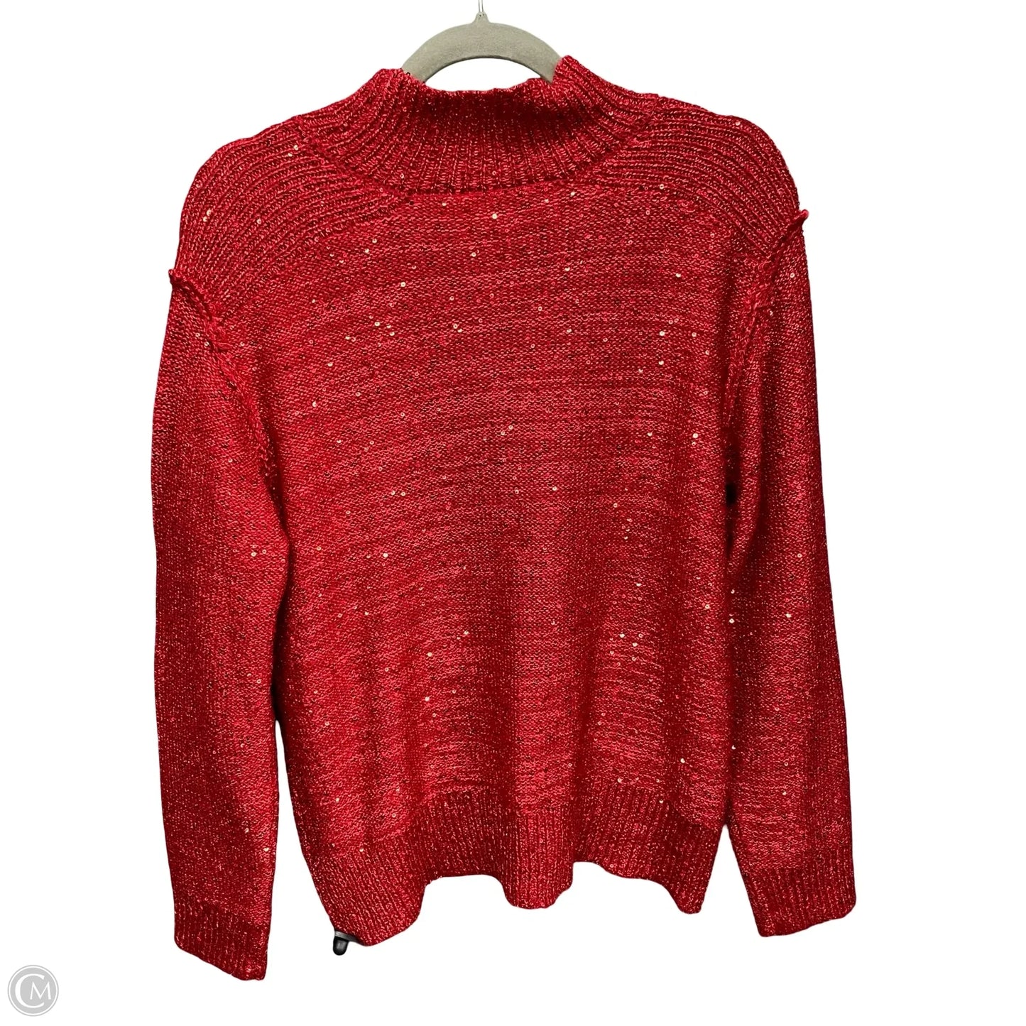 Sweatshirt Crewneck By Reba In Red, Size: L
