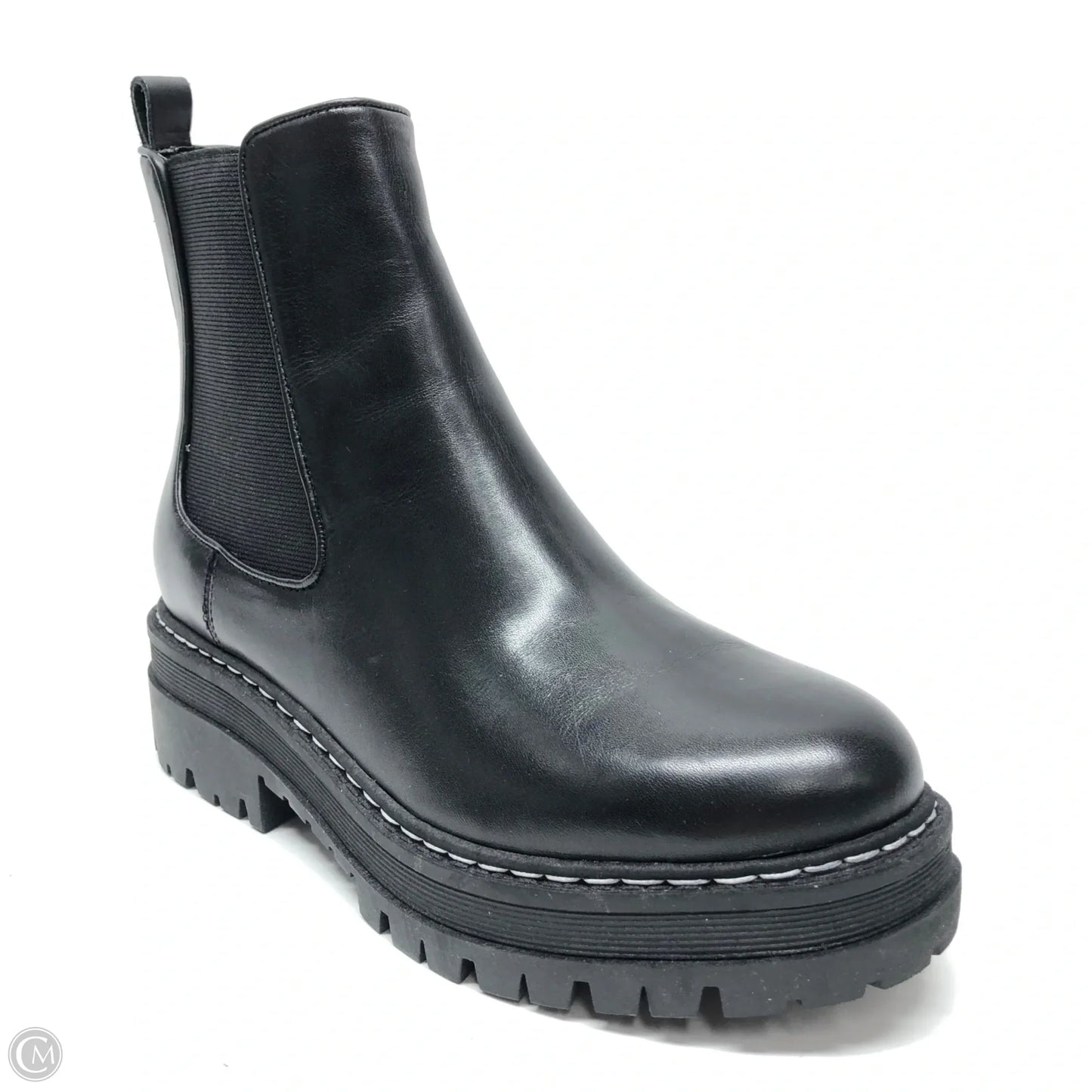 Boots Ankle Flats By Marc Fisher In Black, Size: 7