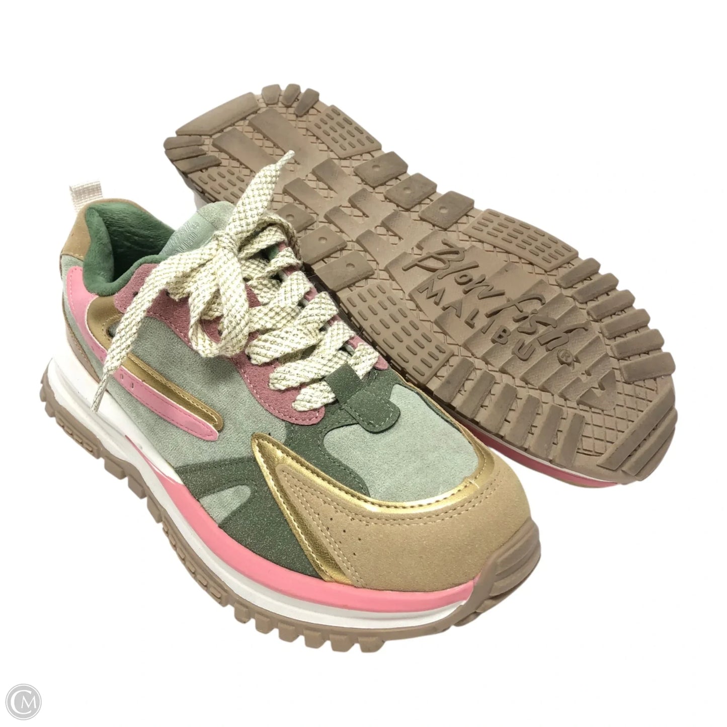 Shoes Sneakers Platform By Blowfish In Blue & Pink, Size: 10