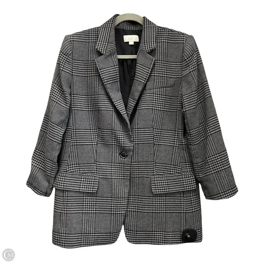 Blazer By Loft In Black & Grey, Size: 4p