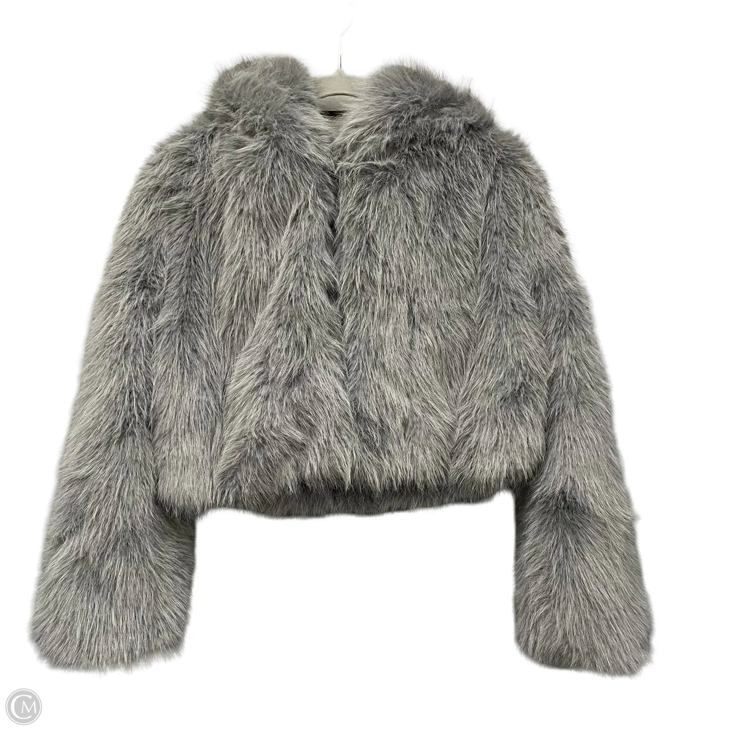 Jacket Faux Fur & Sherpa By Wild Fable In Grey, Size: Xxs