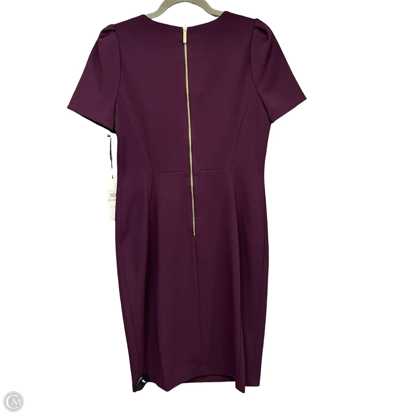 Dress Work By Calvin Klein In Purple, Size: 10