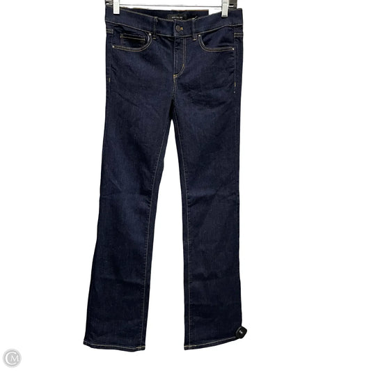 Jeans Boot Cut By Ann Taylor In Blue Denim, Size: 0