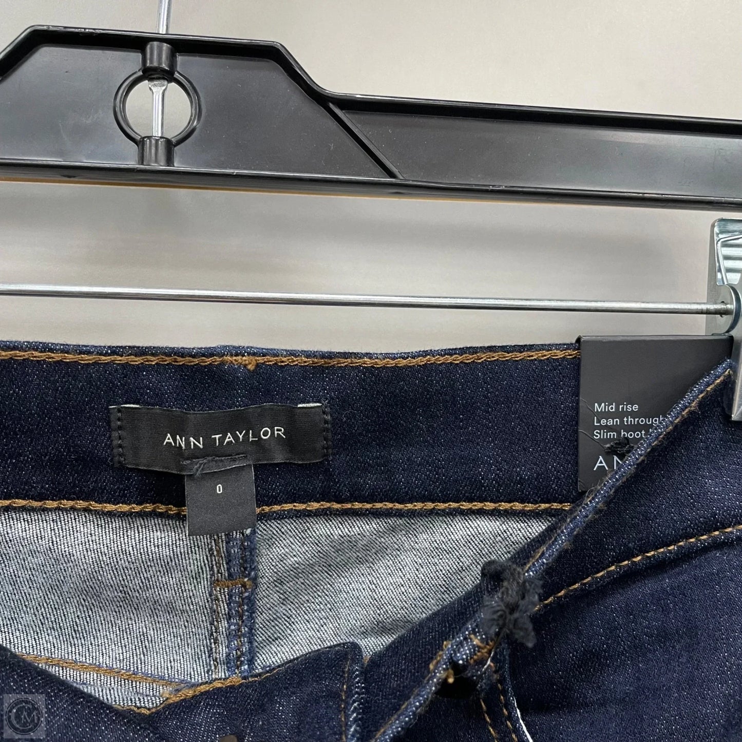 Jeans Boot Cut By Ann Taylor In Blue Denim, Size: 0