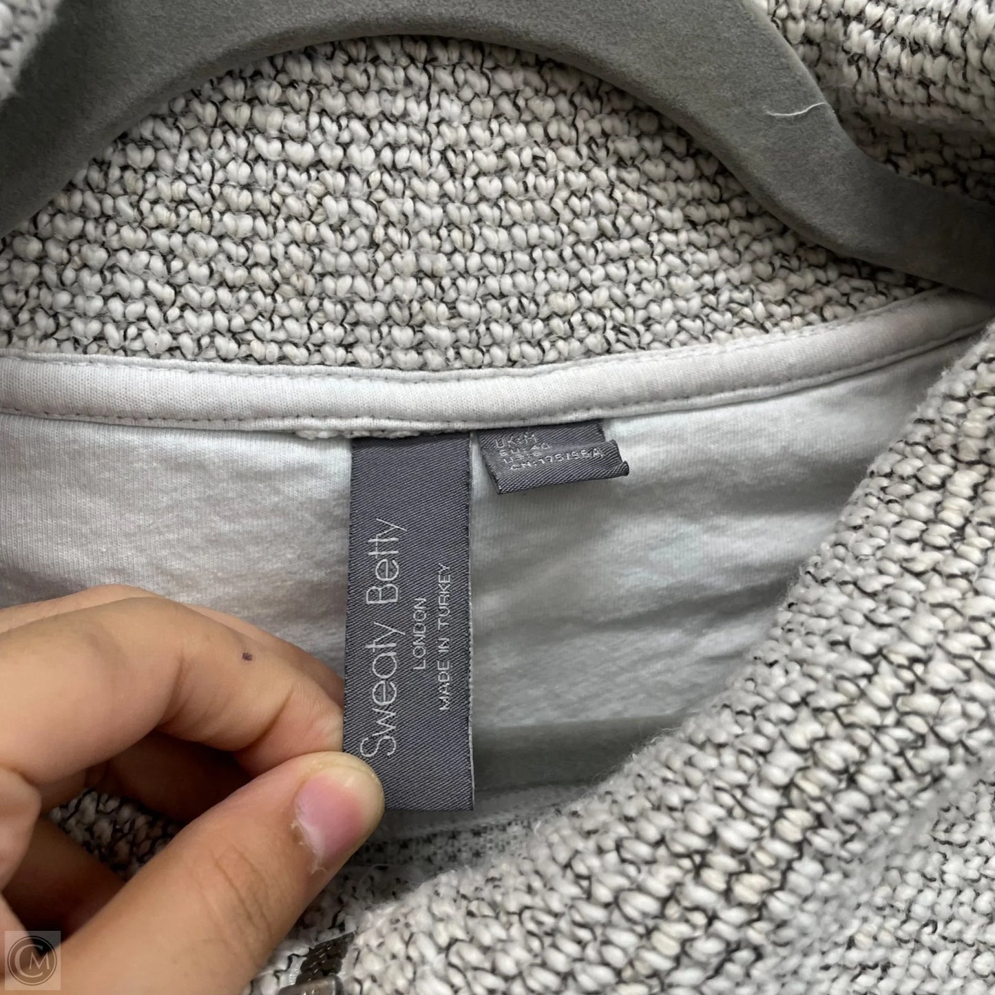 Sweater By Sweaty Betty In Grey, Size: 8