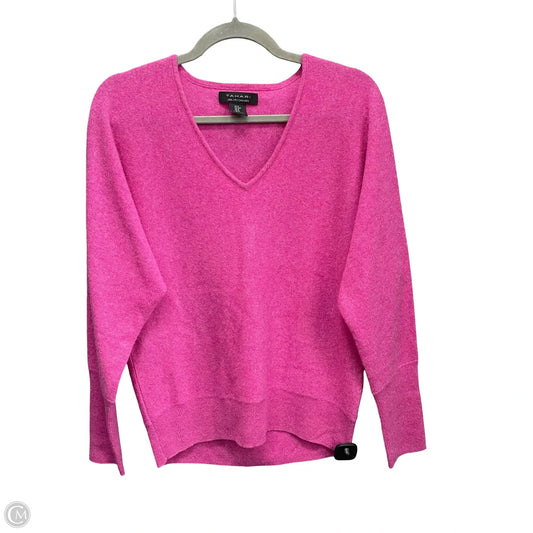 Sweater Cashmere By Tahari In Pink, Size: M