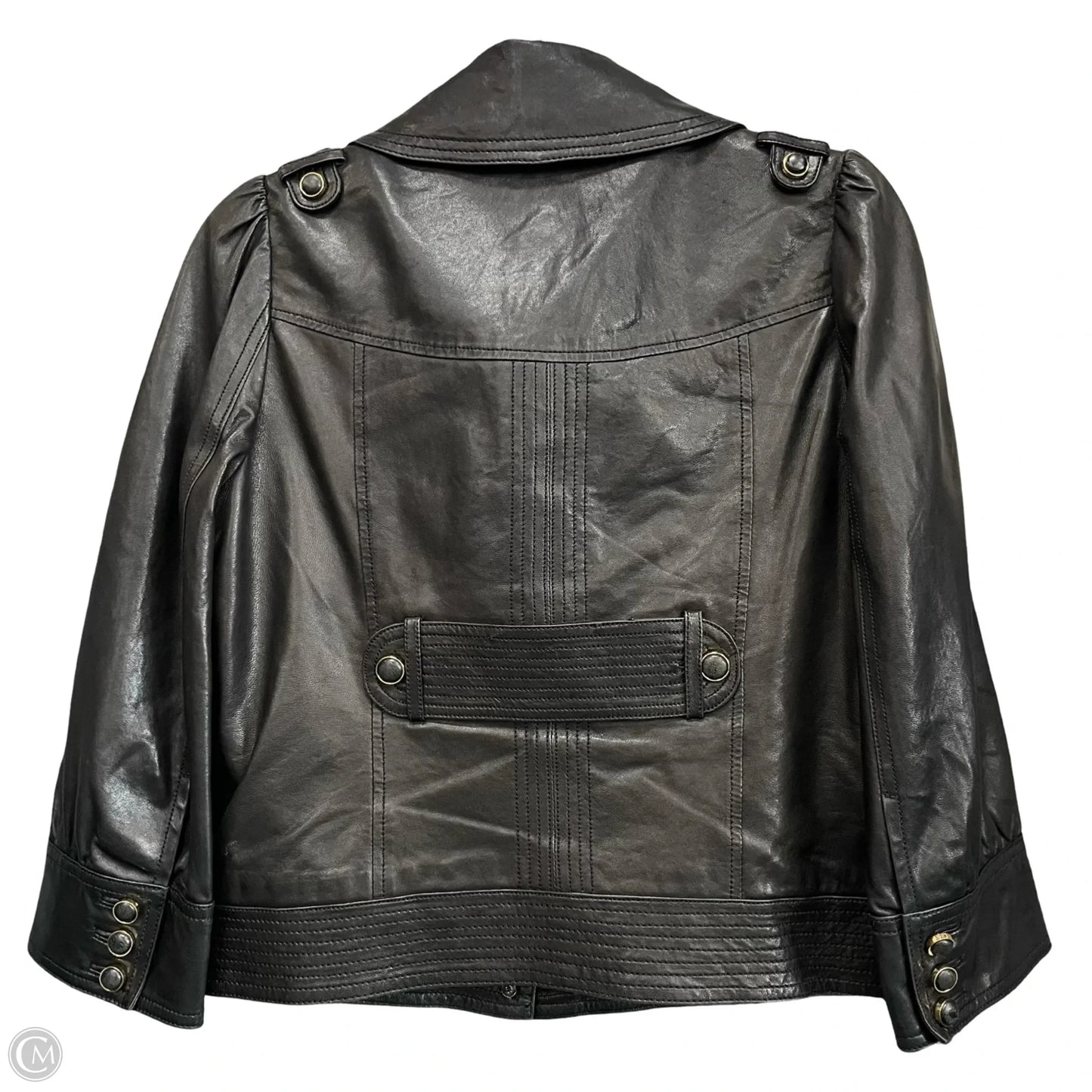 Jacket Leather By Juicy Couture In Black, Size: S