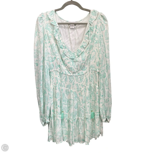 Dress Casual Short By House Of Harlow In Green & White, Size: M