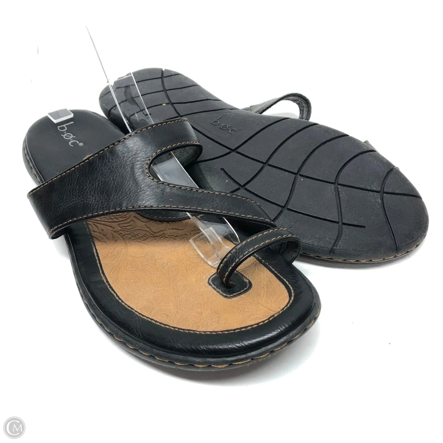 Sandals Flip Flops By Boc In Black, Size: 11