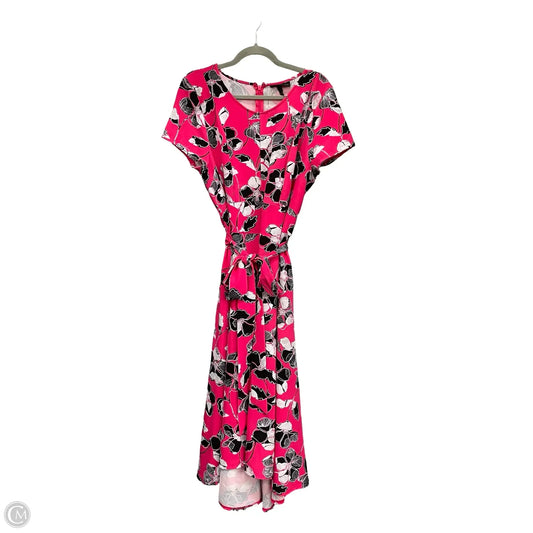 Dress Casual Midi By Lane Bryant In Pink, Size: 16