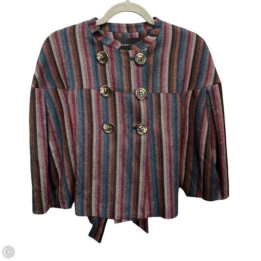 Jacket Other By Bcbgmaxazria In Brown & Purple, Size: S