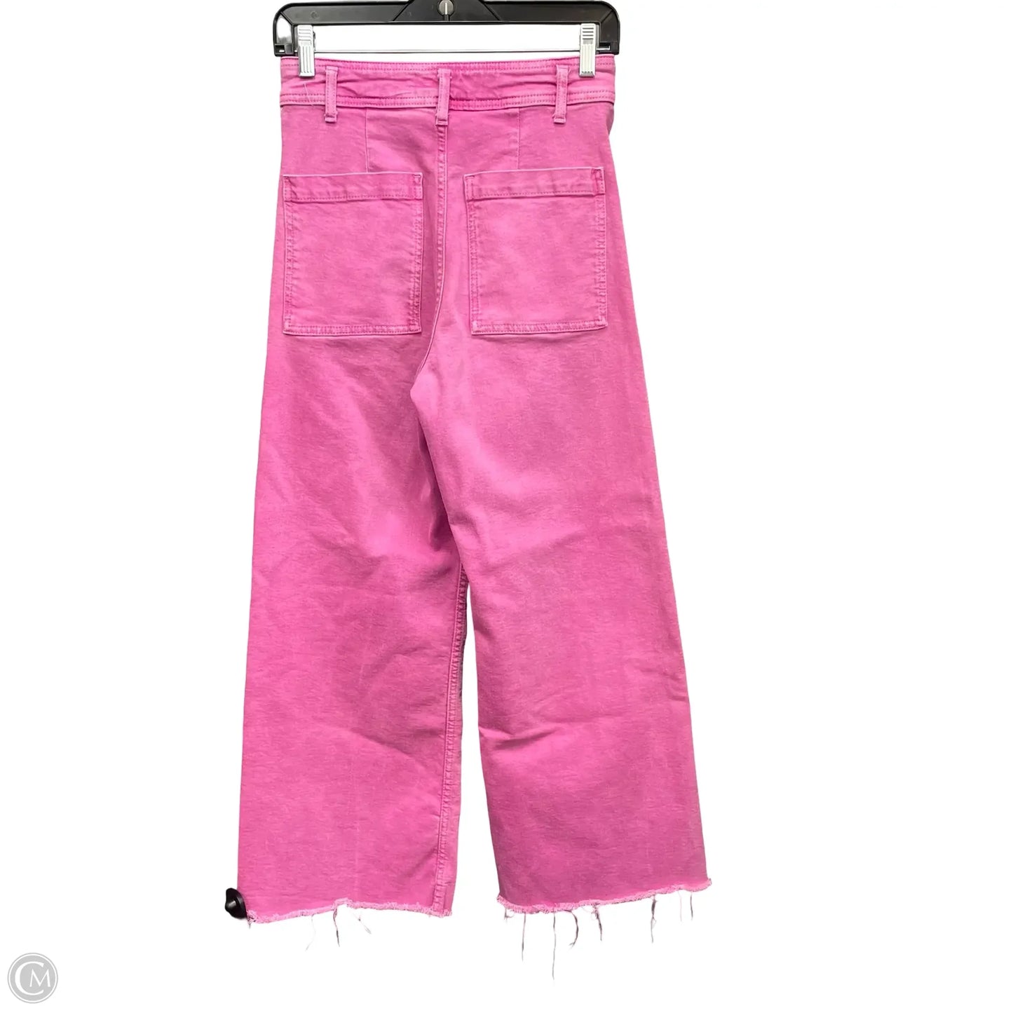 Jeans Wide Leg By Zara In Pink, Size: 4