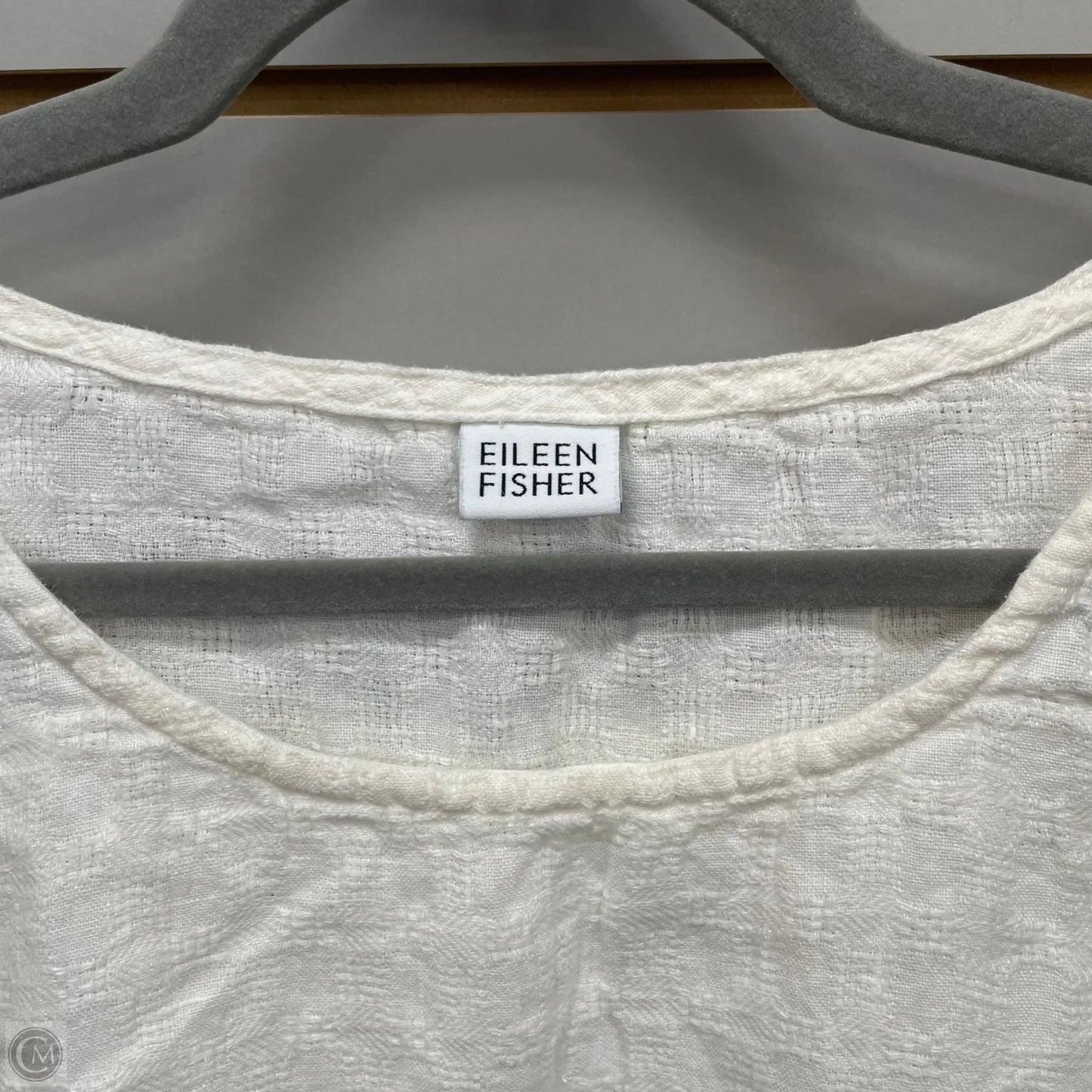 Top Sleeveless By Eileen Fisher In Ivory, Size: M