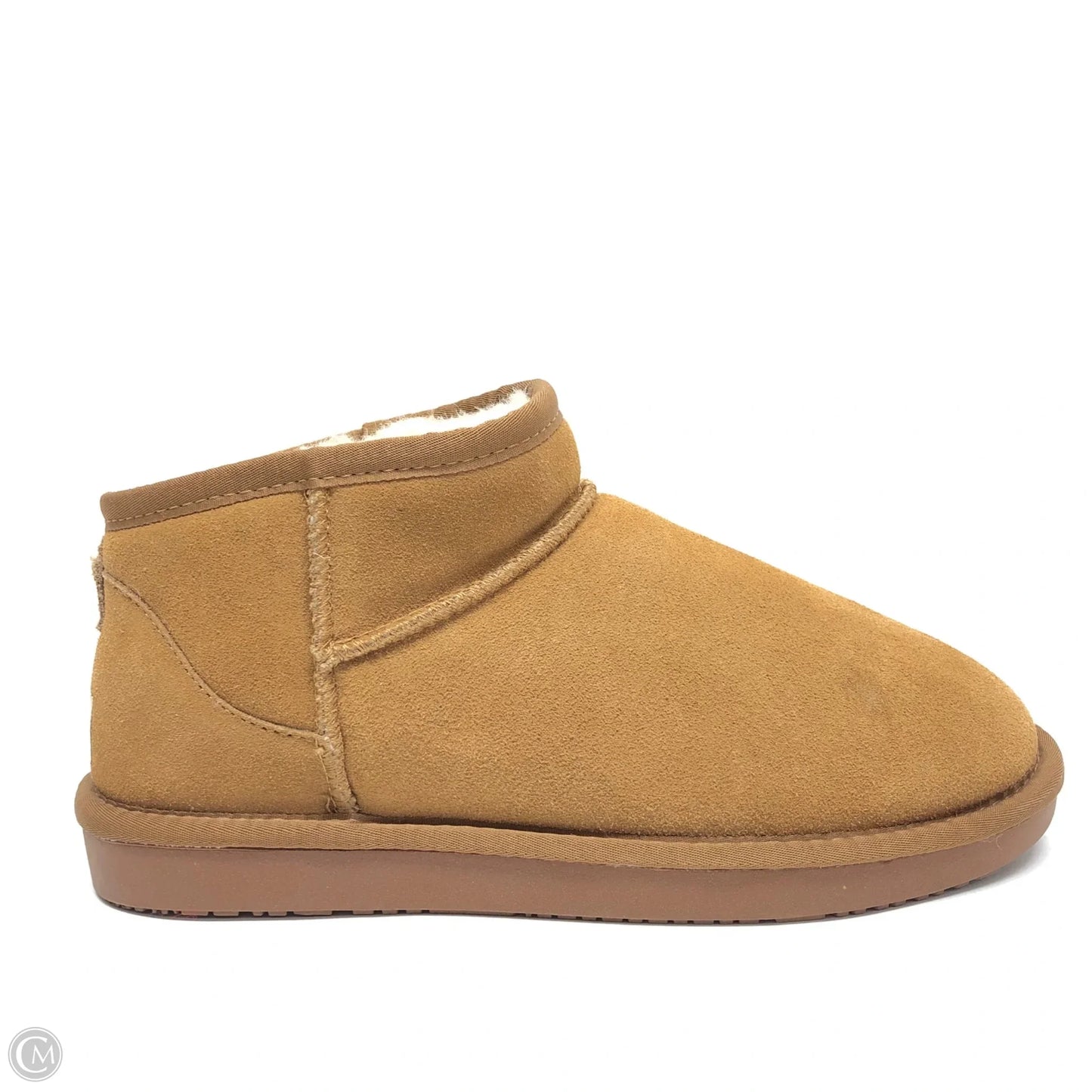 Boots Designer By Ugg In Brown, Size: 9