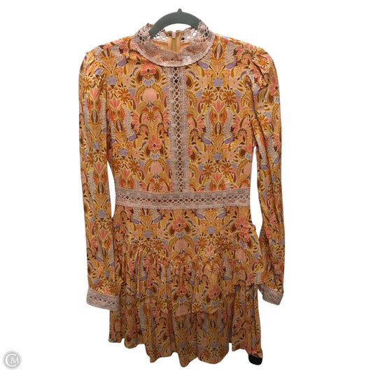 Dress Casual Short By Cmc In Orange, Size: S