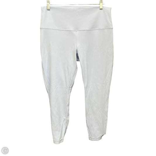 Athletic Leggings By Lululemon In Blue, Size: 14