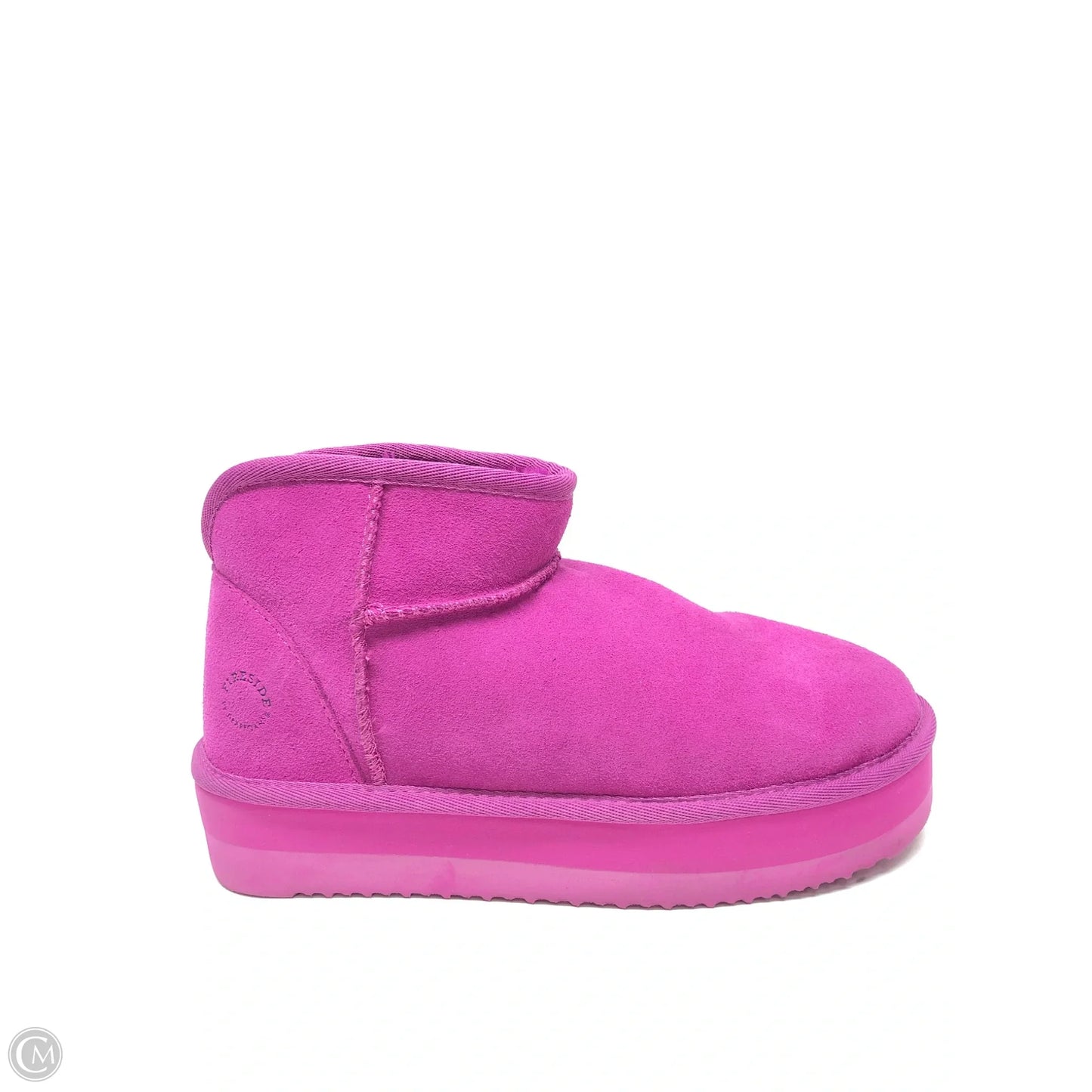Boots Ankle Flats By Cmc In Pink, Size: 9