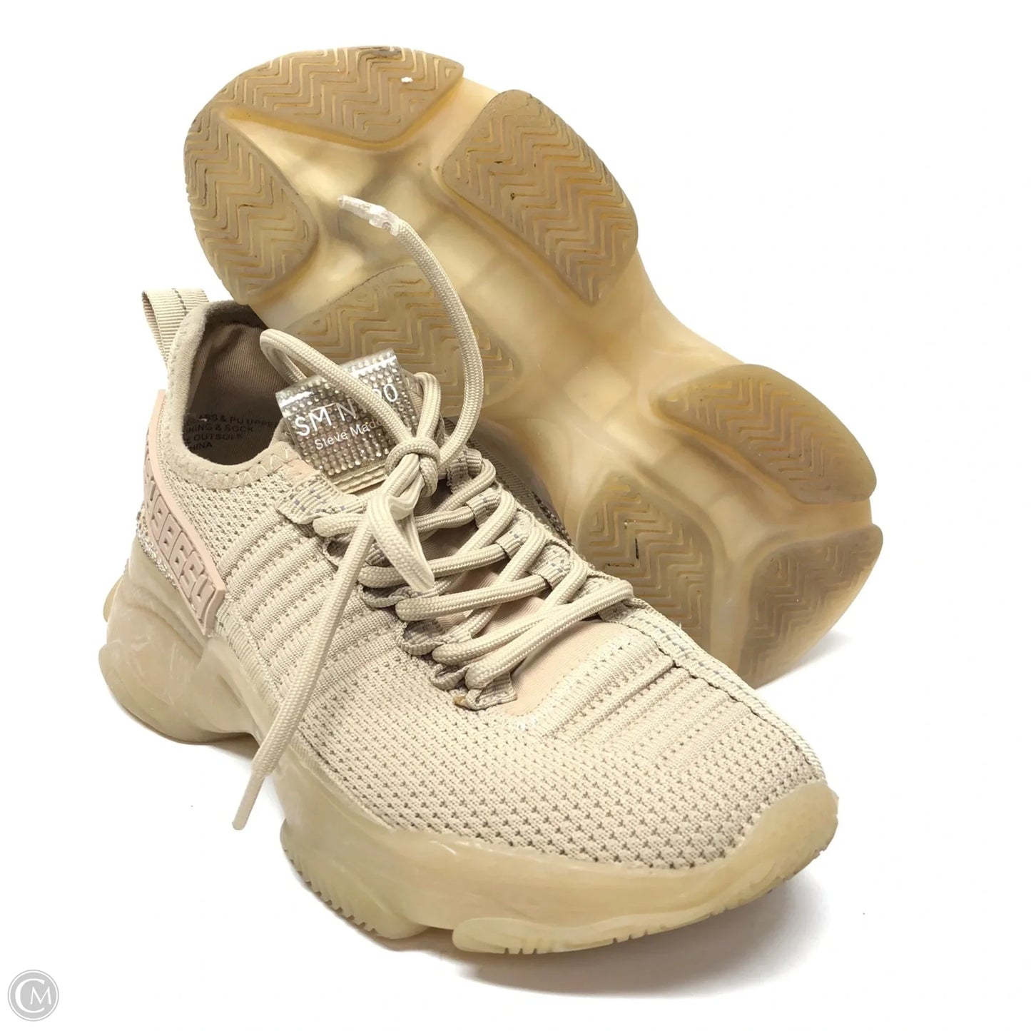Shoes Sneakers By Steve Madden In Beige, Size: 6.5