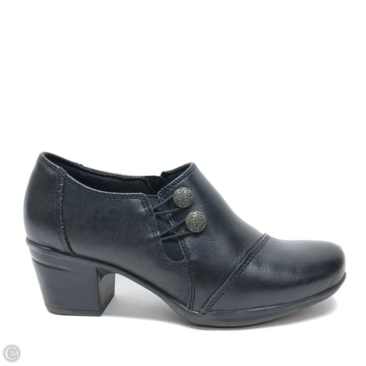 Shoes Heels Block By Clarks In Black, Size: 6