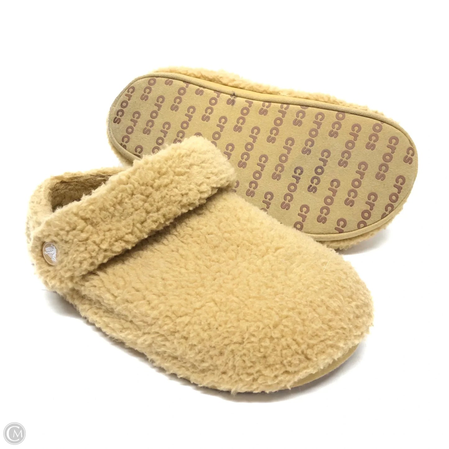 Slippers By Crocs In Tan, Size: 6