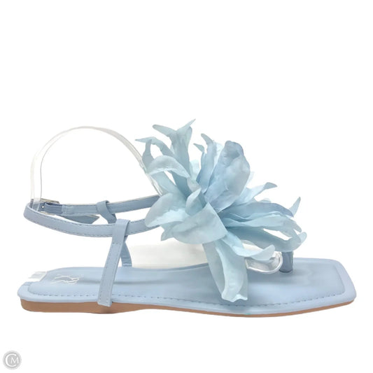 Sandals Flats By New York And Co In Blue, Size: 8