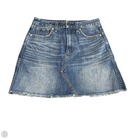 Skirt Mini & Short By Abercrombie And Fitch In Blue Denim, Size: 2