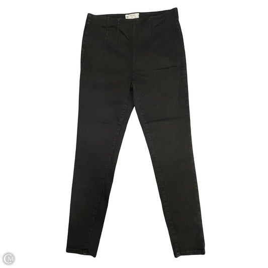 Jeans Jeggings By Free People In Black Denim, Size: 12