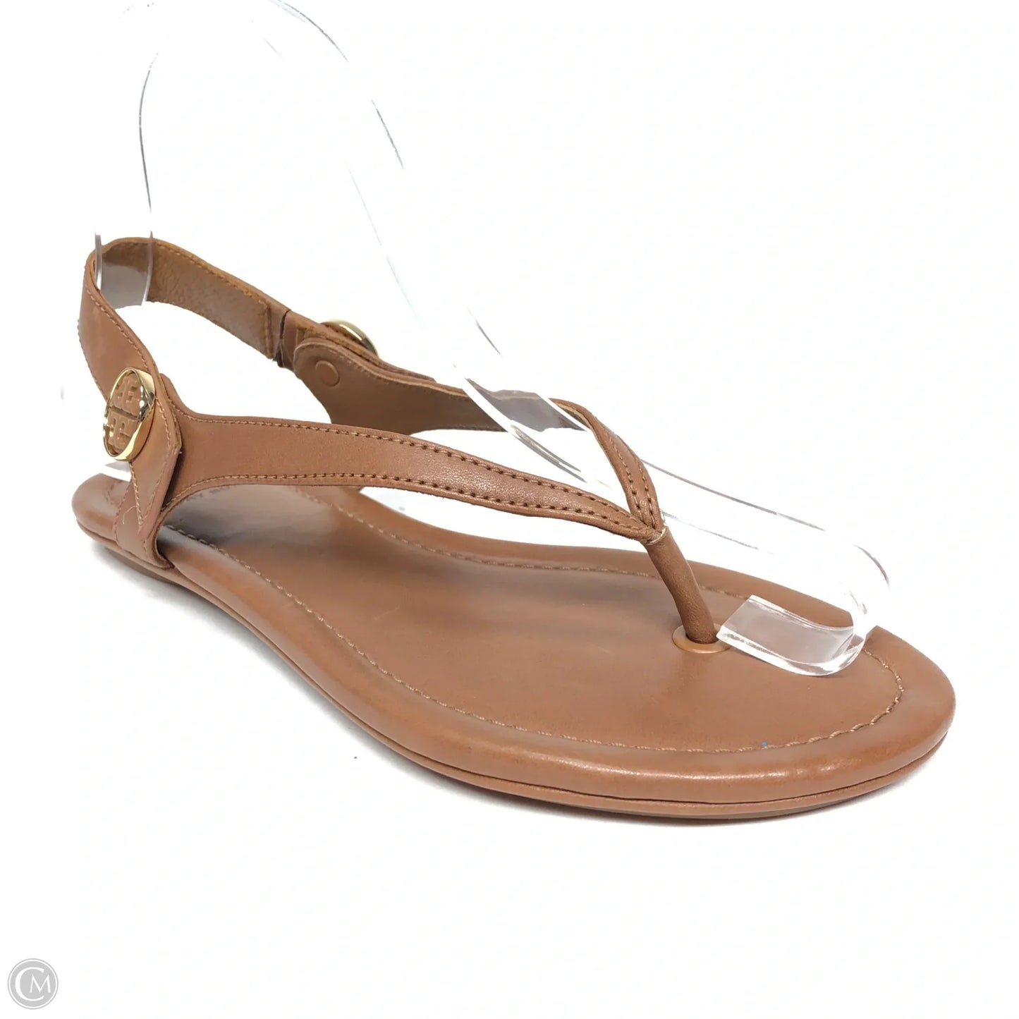 Sandals Designer By Tory Burch In Brown, Size: 5