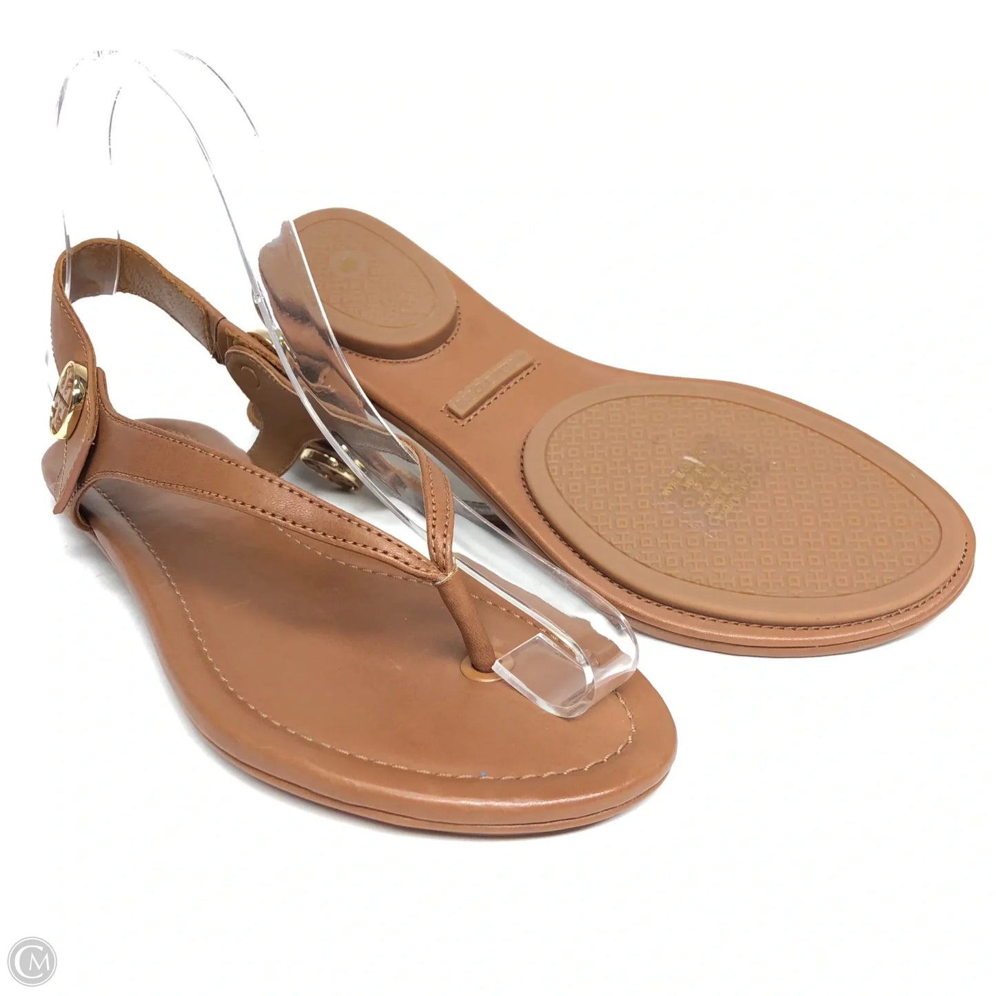 Sandals Designer By Tory Burch In Brown, Size: 5