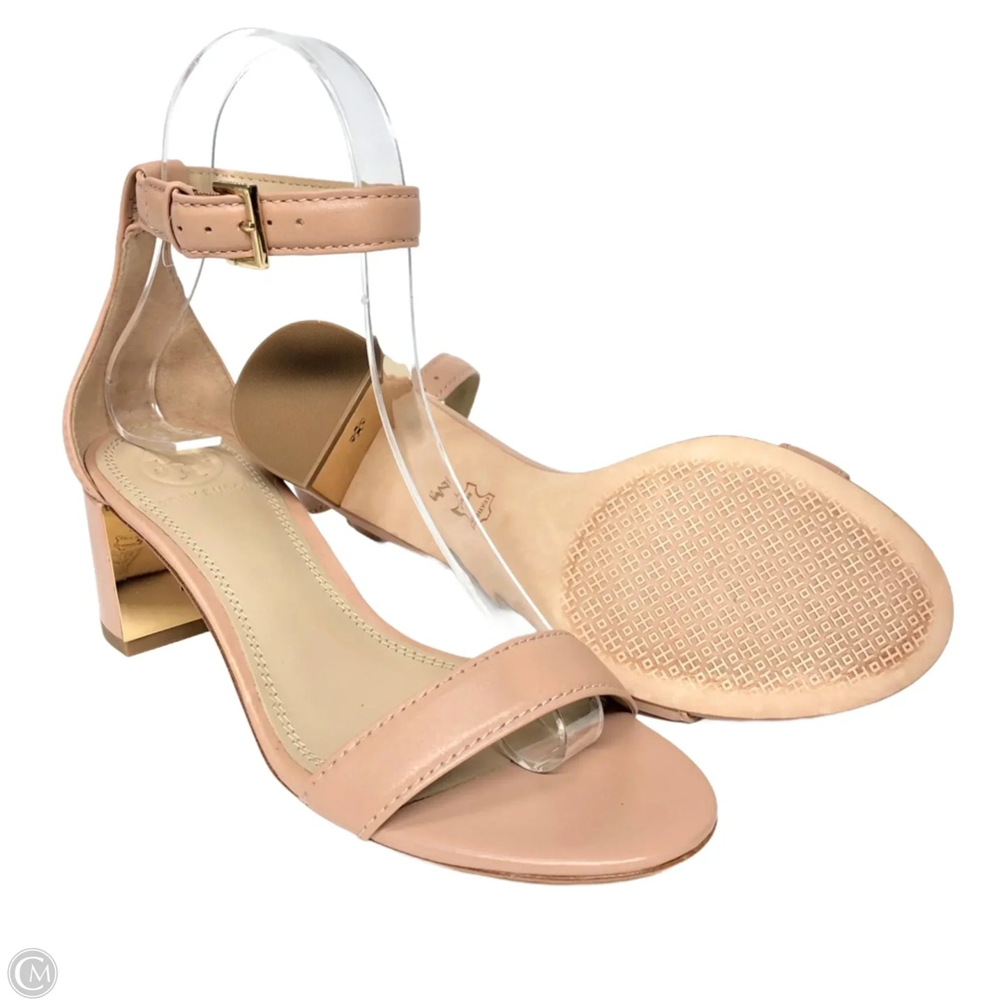 Sandals Designer By Tory Burch In Beige, Size: 5