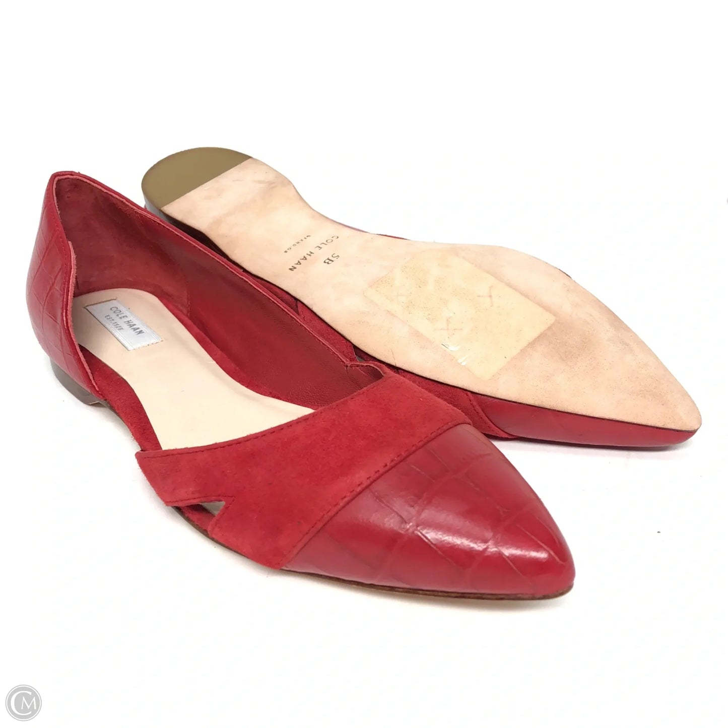 Shoes Flats By Cole-haan In Red, Size: 5