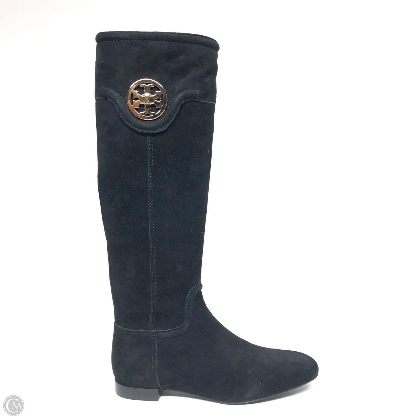 Boots Designer By Tory Burch In Black, Size: 5