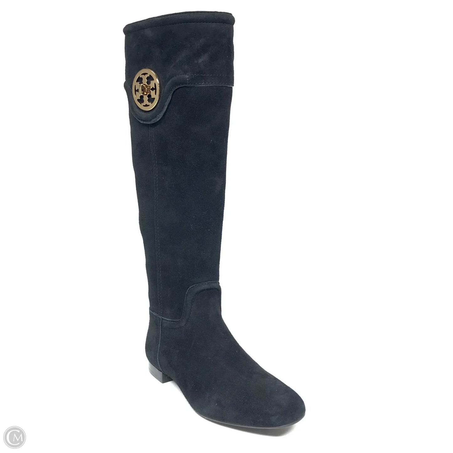 Boots Designer By Tory Burch In Black, Size: 5