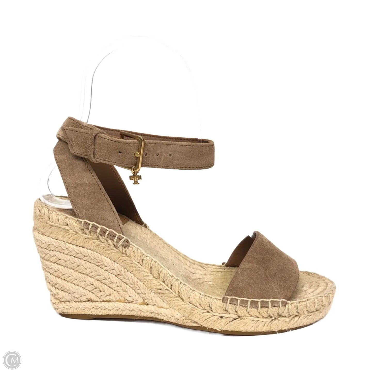Sandals Designer By Tory Burch In Beige, Size: 5