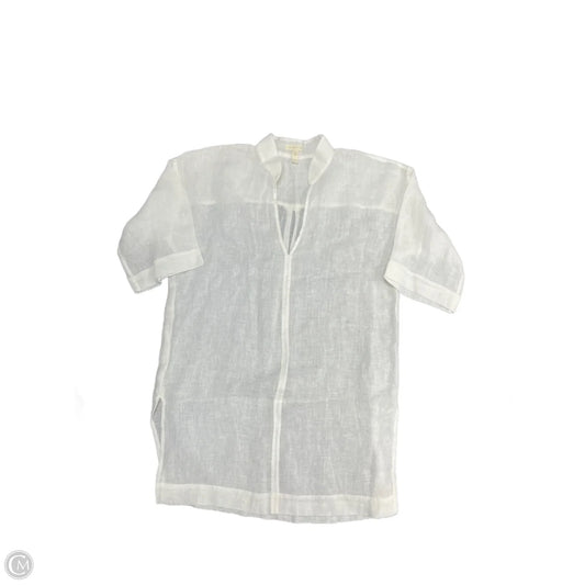 Swimwear Cover-up By Eileen Fisher In Ivory, Size: Xxsp